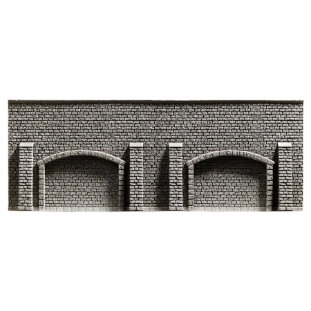 Noch 58058 - Mur oporowy z arkadami, 33,4 x 12,5 cm