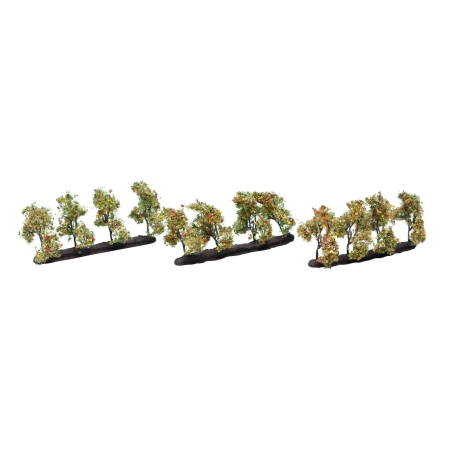 Noch 21537 - Drzewka plantacyjne z jabłkami, 24 sztuki, wysokość: 20 mm