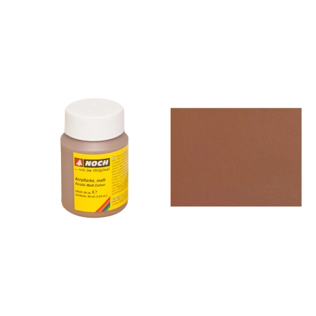 Noch 61193 - Farba akrylowa 90ml, brązowy mat, 90ml