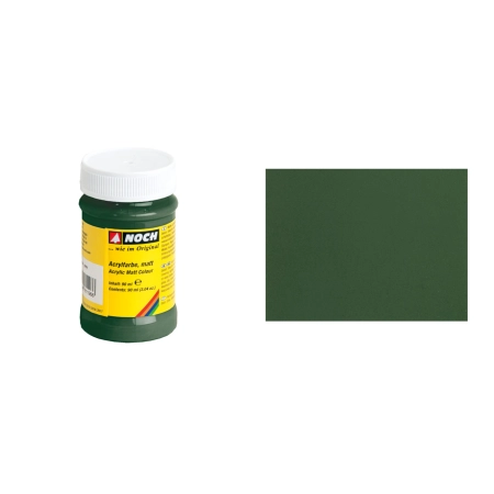Noch 61195 - Farba akrylowa 90ml, ciemnozielony mat, 90ml