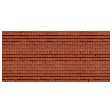 Noch 56670 - Płyta dekoracyjna dachówka 25 x 12,50 cm