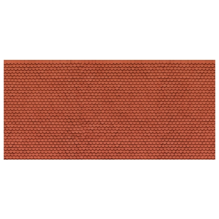 Noch 56690 - Płyta dekoracyjna dachówka 25 x 12,50cm