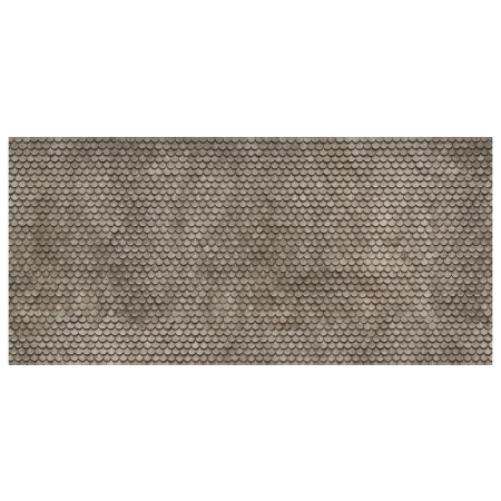 Noch 56691 - Płyta dekoracyjna dachówka szara 25 x 12,50 cm