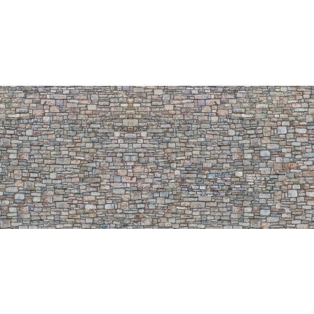 Noch 56940 - 3D-Płyta dekoracyjna mur kamienny, 25 x 12,5 cm