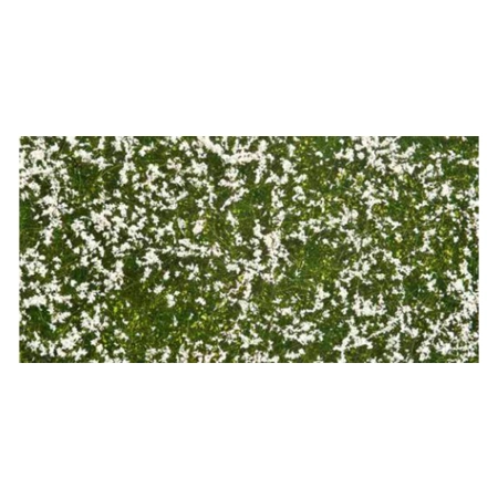 Noch 07256 - Segment krajobrazu - biała łąka, kwiaty, siateczka, 12 x 18 cm