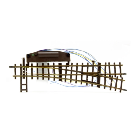 Bemo 4206000 - Rozjazd elektryczny prawy 12', 162.3mm, R515