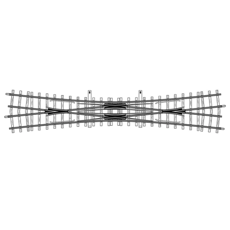 Bemo 4215000 - Rozjazd krzyżowy 12', 220mm