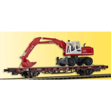 Kibri 26258 - Wagon platforma Kls + koparka Atlas