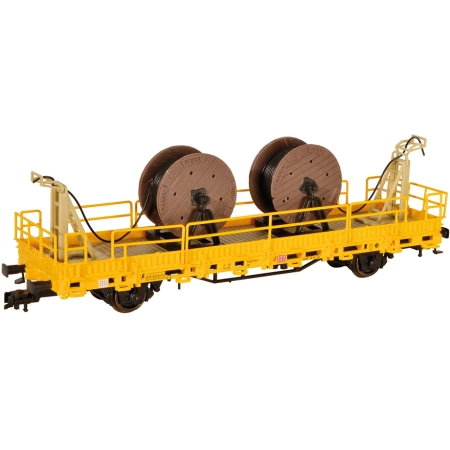 Kibri 26266 - Wagon platforma do montażu sieci trakcyjnej