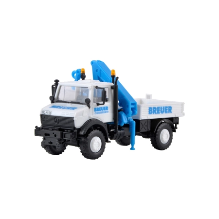 Kibri 13059 - MB Unimog z dźwigiem "BREUER"