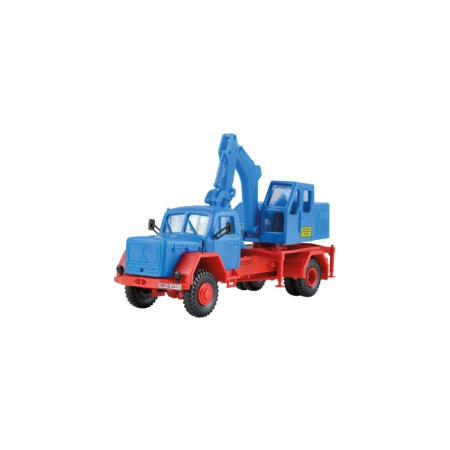 Kibri 14130 - Magirus Deutz z koparką przedsiębierną
