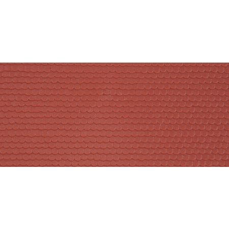 Kibri 34140 - Płytka dekoracyjna z imitacją dachówki, wymiar 20 x 12 cm