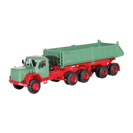 Kibri 14036 - Magirus Deutz 230 DAK z naczepą Meiller