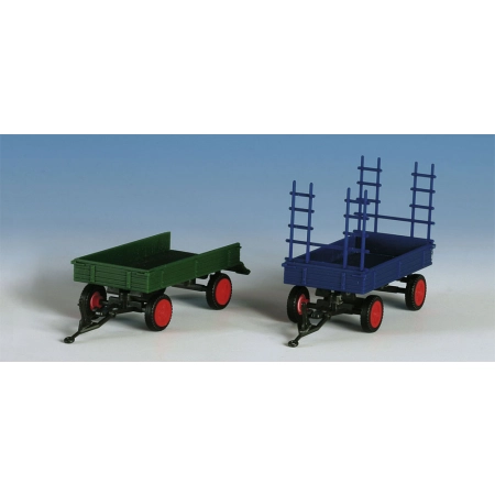 Kibri 15702 - Przyczepy rolnicze Fendt - 2 szt.
