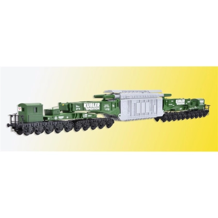 Kibri 16500 - Wagon towarowy, MAN Uaai 687.9 z transformatorem „Kübler''.