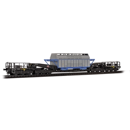 Kibri 16504 - Wagon platforma 12-osiowy, Union Uaais 819 Castor.