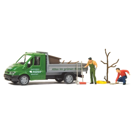 Preiser 33260 - Ford Transit, "Gartenbau Müller"
