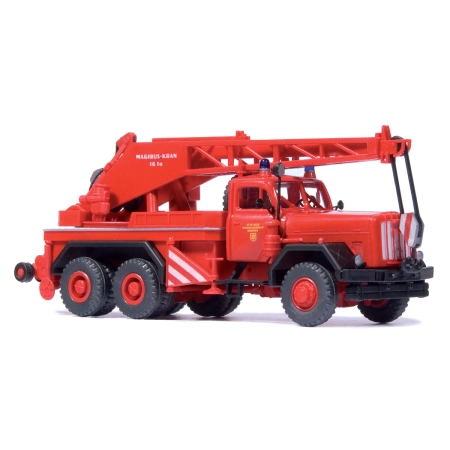 Preiser 35033 - Samochód ciężarowy z dźwigiem KW 16. F Magirus 250 D 25 A