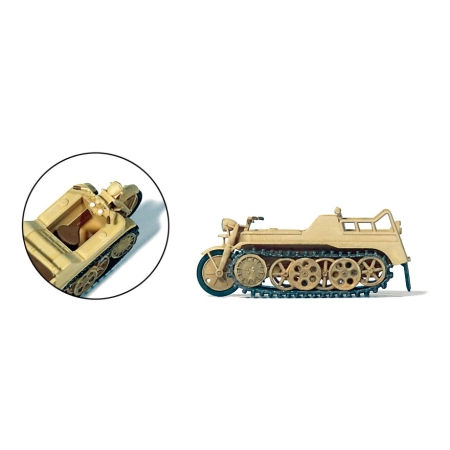 Preiser 16629 - Mały Kettenkraftrad typu HK 101, zestaw