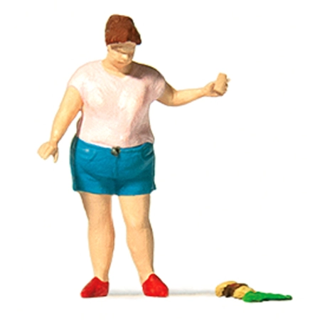 Preiser 28232 - Figurka: Kobieta już bez burgera