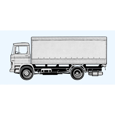 Preiser 31320 - Samochód ciężarowy Mercedes-Benz LP 1113