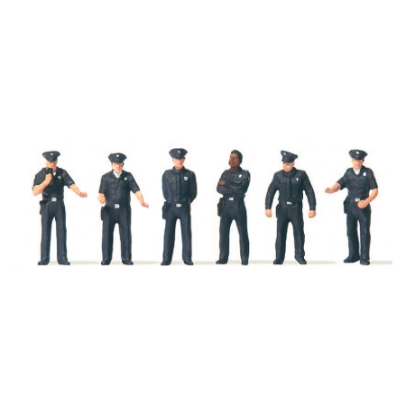 Preiser 10799 - Amerykańska policja miejska, zestaw 2