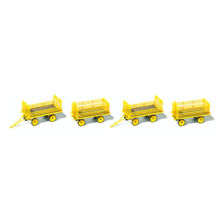 Preiser 17127 - Wózki pocztowe, Deutsche Post, Ep.III, zestaw