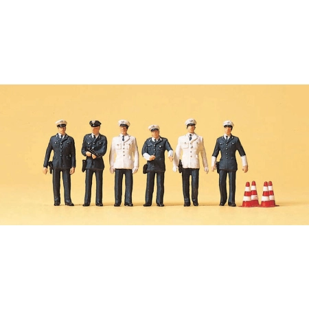 Preiser 10422 - Figurki: Policja BRD