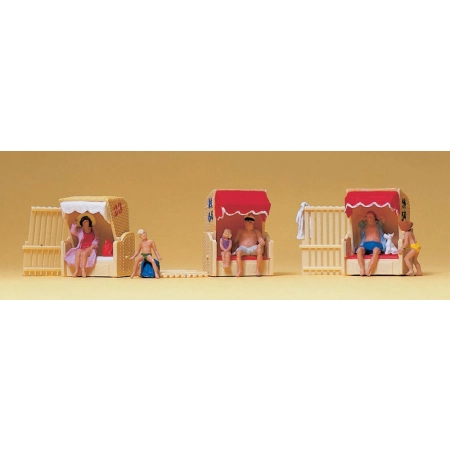 Preiser 10428 - Figurki: Plażowicze
