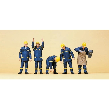 Preiser 10433 - PomocnicyTHW, spawacz