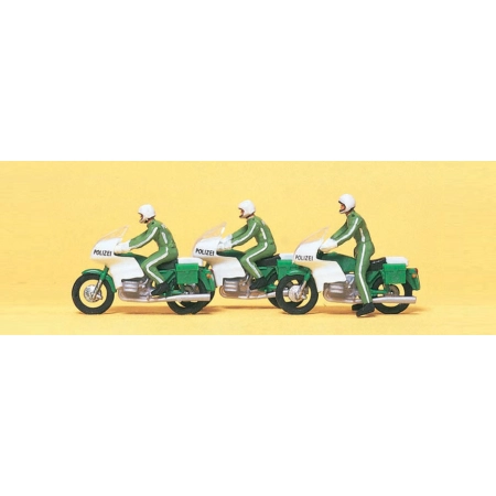 Preiser 10489 - Motocykliści policyjni