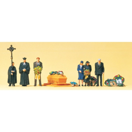Preiser 10519 - Ceremonia pogrzebowa, katolicy