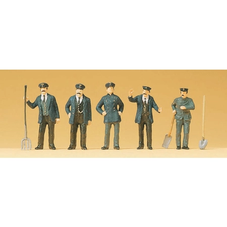 Preiser 12191 - Maszynista, palacz, obsługa techniczna