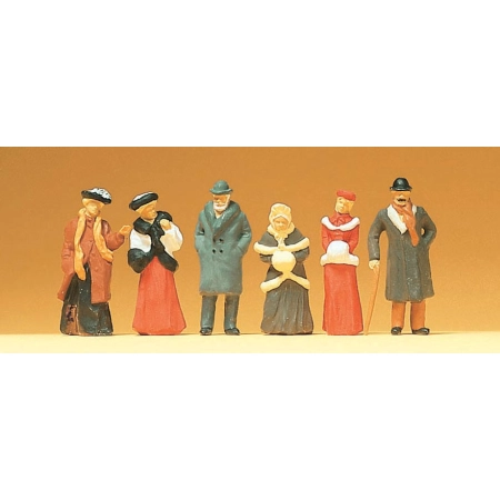 Preiser 12197 - Przechodnie, odzież zimowa