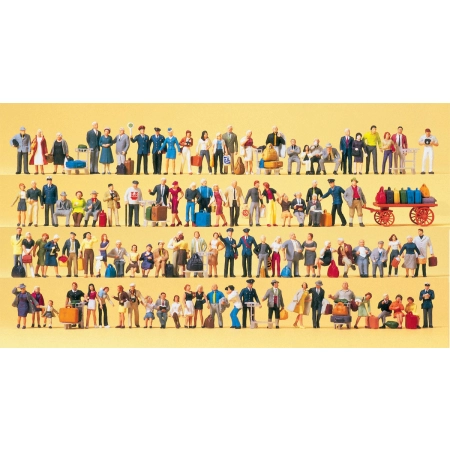 Preiser 13000 - Super zestaw 100 figurek