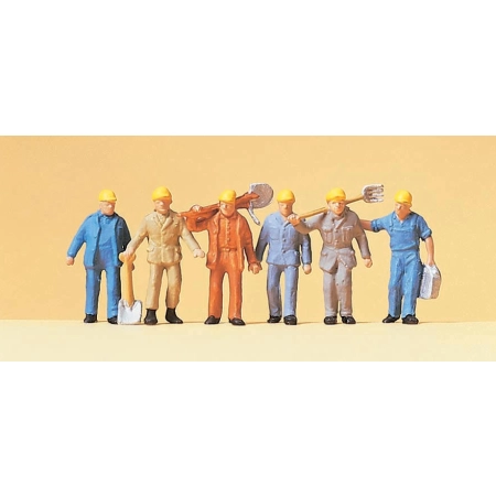 Preiser 14033 - Robotnicy kolejowi 1/87