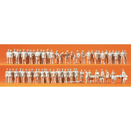 Preiser 16339 - Strażacy, policjanci, personel medyczny