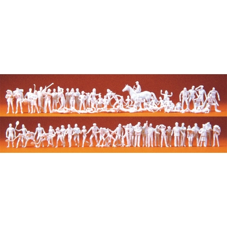 Preiser 16346 - Sportowcy, 80 figurek