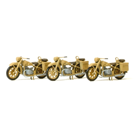 Preiser 16572 - Motocykl BMW R12, 3 sztuki