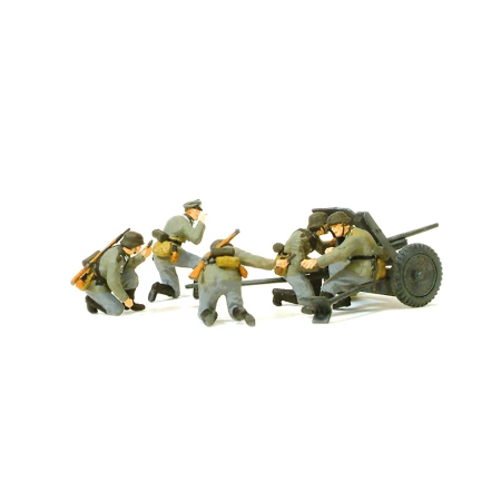 Preiser 16591 - Armata 3,7 cm PAK L/45 z elementami sterującymi