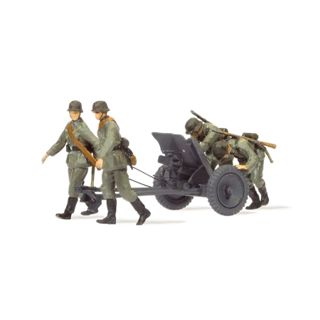 Preiser 16602 - Działo przeciwpancerne 3,7 cm PAK