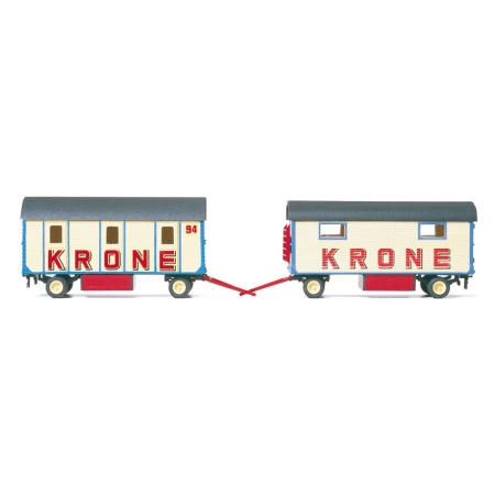 Preiser 21050 - Cyrkowe wozy obsługi i towarowe, Krone