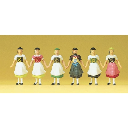 Preiser 24607 - Grupa w strojach bawarskich