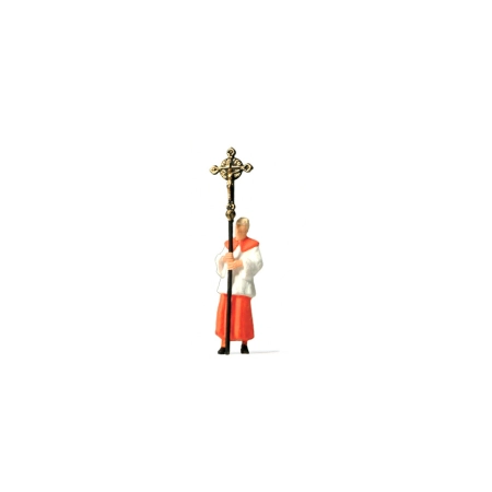 Preiser 28066 - Ministrant z krzyżem