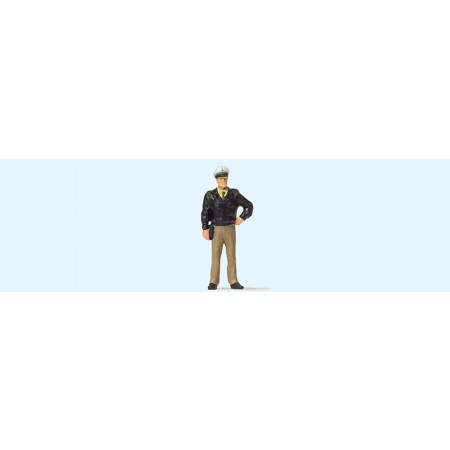 Preiser 28114 - Figurka: Policjant drogowy