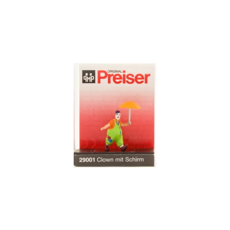Preiser 29001 - Klaun z parasolem