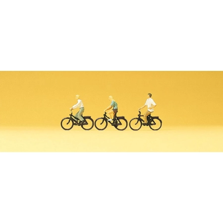 Preiser 79089 - Rowerzyści ( 3szt.)