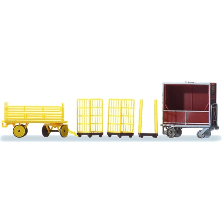 Preiser 17702 - Wózki transportowe poczty niemieckiej