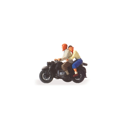 Preiser 28148 - Motocyklista, Zündapp KS 79