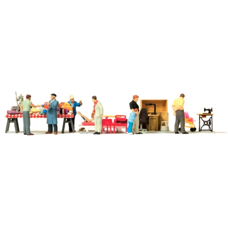 Preiser 10623 - Pchli targ (4)